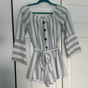 Off the shoulder romper